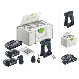 Festool CXS 18 C 3,0-Set Accu Schroefboormachine 18V 3.0Ah In Systainer - 576884