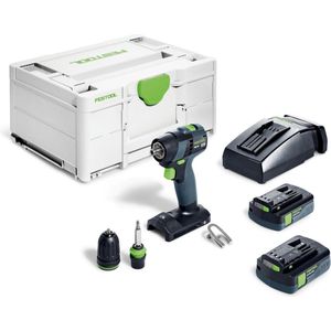 Festool TXS 18 C 3,0-Plus Accu Schroefboormachine 18V 3.0Ah In Systainer - 576895