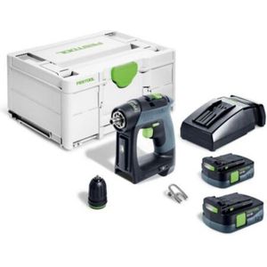 Festool CXS 12 2,5-Plus Accu Schroefboormachine 12V 2.5Ah In Systainer - 576864