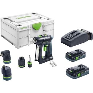 Festool Taladro atornillador a batería C 18 HPC 4,0 I-Set