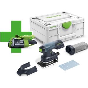 Festool RTSC 400-Basic-Promo 18V Li-Ion vlakschuurmachine set (1x 3,1Ah) in systainer - 80 x 130mm - koolborstelloos