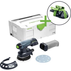 Festool ETSC 125-Basic-Promo 2021 18V Li-Ion accu excenterschuurmachine set (1x 3,1Ah) in systainer - 125mm - koolborstelloos