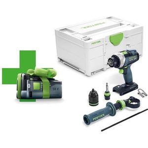 Festool TDC 18/4 I-Basic-5,0 QUADRIVE Accu Schroefboormachine 18V 5.0Ah in Systainer - 577052