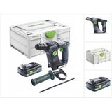 Festool BHC 18-Basic-4.0 - Promo 2022 - 18V Li-Ion accu SDS-Plus boorhamer set in systainer met gratis 4.0Ah accu