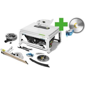 Festool TKS 80 EBS KT/W40 Zaagtafel met zaagblad en cartridge - 2200W - 254mm