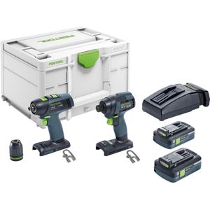 Festool Accu Combiset TID 18 HPC 4,0 I-Set T18 - 577244