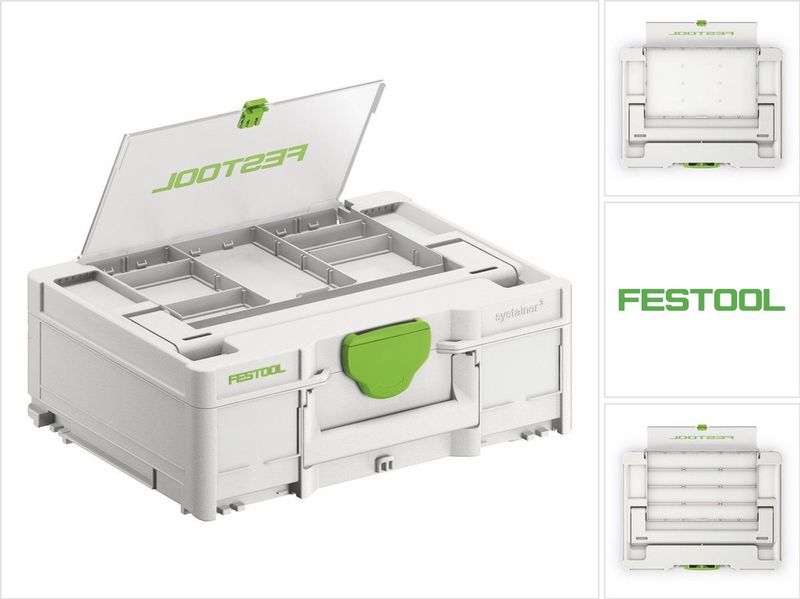 Festool - Systainer³ DF SYS3 DF 137 - Accessoires - Transparant - 10,4 Liter