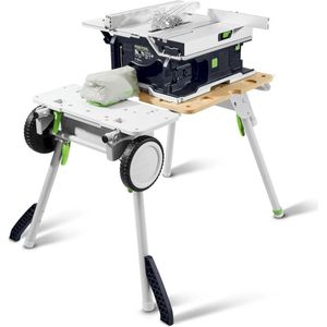 Festool CSC SYS 50 EBI-Basic-Set 36V (2x18V) Accu Tafelcirkelzaag Body Incl. Onderstel En Accessoires - 168mm