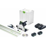 Festool TSC 55 5,0 KEBI-Plus/XL-FS Accu Invalcirkelzaag 18V 5.0Ah In Systainer met Geleiderail FS 1400/2 - 577391