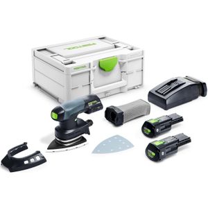 Festool DTSC 400 3,0 I-Plus Accu Deltaschuurmachine 18V 3.0Ah In Systainer - 577508