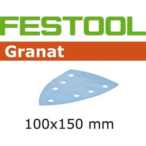 Festool Schuurpapier STF DELTA/9 100x150mm P80 Granat VE=10 - 577539