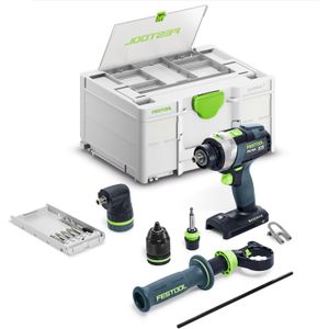 Festool TPC 18/4 I-Basic-Set QUADRIVE Accu Klop-/Schroefboormachine 18V Basic Body In Systainer