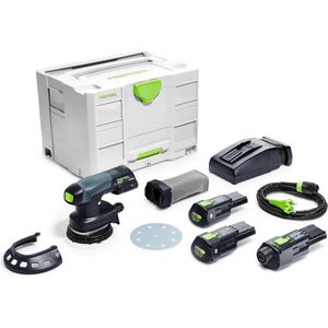 Festool ETSC 125 Accu Excenterschuurmachine - 18V - 3,0Ah - Systainer