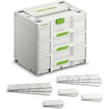 Festool SYS3-SORT/3 M 337 Sortainer³ - Geordende Opslag Voor Kleine Onderdelen