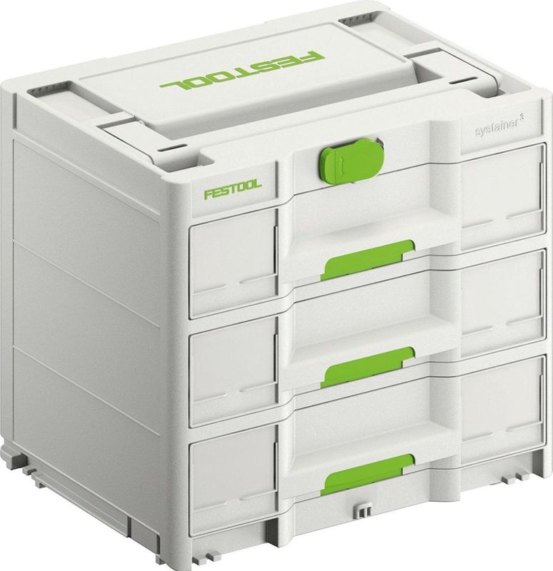 Festool SYS3-SORT/3 M 337 Sortainer³ - Geordende Opslag Voor Kleine Onderdelen