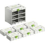 Festool SYS3-RK/6 Systainer³ Rack - Mobiel Organisatiesysteem voor Mini-Systainers