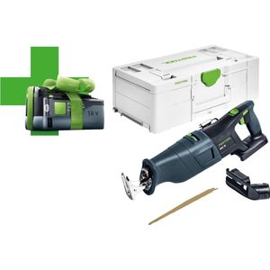 Akku-Säbelsäge rsc 18 EB-Basic-5,0, 1x 5,0 Akku ohne Ladegerät im Systainer - Festool