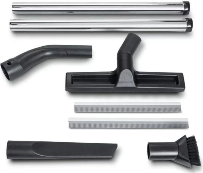 Accessoireset - Metalen Zuigbuizen - Combimondstuk - Spleetmondstuk - Zuigpenseel - Bochtstuk