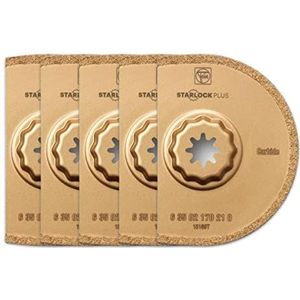 Fein - Sägeblatt segment. Hartmetall 90x1,2 5er Pack 63502170230