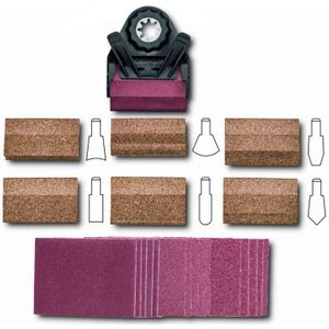 Fein 63810031010 SLP Profiel-schuurset 22 delige profiel schuur set