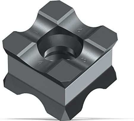 Wendeschneidplatte kx, ve 10 St, Radius 4 mm für NE-Metalle und weiche Materialien - Fein