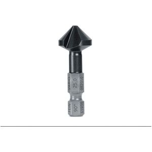 FEIN VARIO 90° conische verzinkboor 25 mm (M12),Lange levensduur, dankzij hoge materiaalsterkte, Optimaal geschikt voor ongeleerde en gelegeerde staalsoorten tot 900 N/mm², aluminium, messing