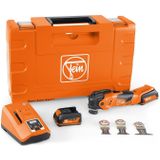 Fein AMM300 Multimaster Start 12V Li-ion Accu Multitool Set (2x 3.0Ah) + 3 Zaagbladen In Koffer