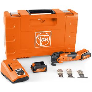 Fein AMM300 Multimaster Start 12V Li-ion Accu Multitool Set (2x 3.0Ah) + 3 Zaagbladen In Koffer