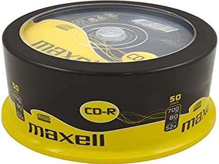 Maxell - Set van 50 CD-R 700 MB - Wit - 52x Snelheid