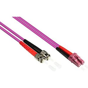 Patchkabel LWL Duplex OM4 (Multimode, 50/125) LC/ST, 2m, Good Connections®