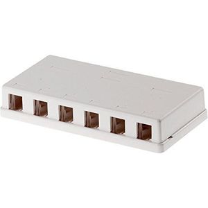 Delock keystone lege behuizing 6 port