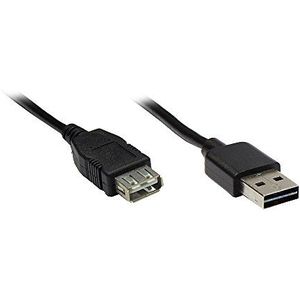 Good Connections verlengkabel USB EASY stekker A naar bus USB 2.0 - Easy USB 2,00 m zwart