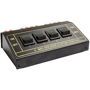 Good Connections - Luidsprekerschakelkast - Zwart - Voor maximaal 8 luidsprekers