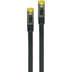 PYTHON S/FTP CAT7 10 Gigabit netwerkkabel / zwart - LSZH - 0,50 meter