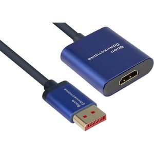 SmartFLEX DisplayPort naar HDMI adapter - DP 1.4 / HDMI 2.0 (4K 60Hz + HDR) - 0,20 meter