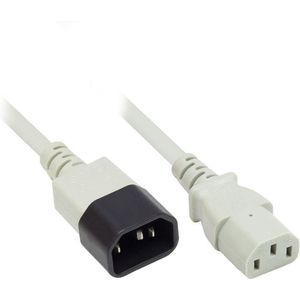 C13 - C14 stroomkabel voor UPS/PDU - 3x 1,00mm / grijs - 3 meter