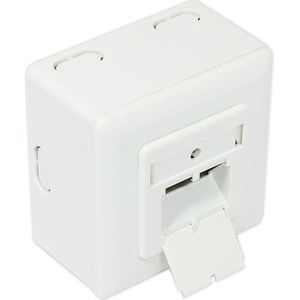 Wandcontactdoos - CAT6 - Afgeschermd - 2 RJ45 Poorten