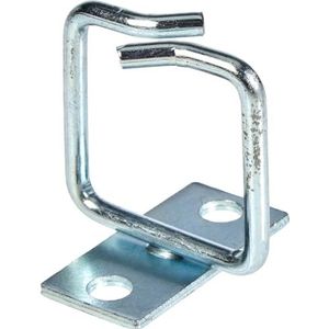 Good Connections Kabelgeleidingsbeugel - 40 x 40 mm - verzinkt staal - voor overzichtelijke en gestructureerde kabelgeleiding in 19"" serverkast