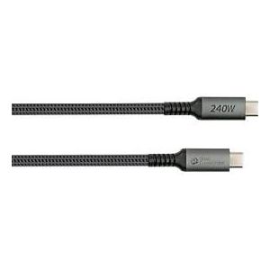USB 2.0 Lade/-Datenkabel Good Connections, USB-C an USB-C, Leistung 240 W, bis 480 Mbit/s, Länge 2 m, schwarz