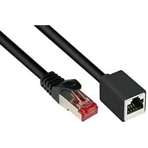 S/FTP CAT6 Gigabit netwerk verlengkabel / zwart - 5 meter