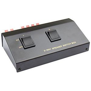 Good Connections - Luidspreker Schakelbox - Zwart - Metalen Behuizing