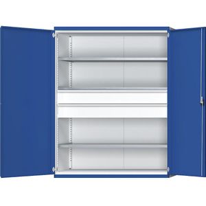 ANKE Zwaarlastkast JUMBO met 3 legborden, 2 laden, h x b x d = 1950 x 1484 x 690 mm