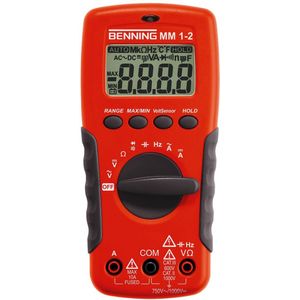 Benning Multimeter | 0,1 mV-750 V AC/0,1 mV-1000 V DC | RMS | 1 stuk - 044082 - 044082