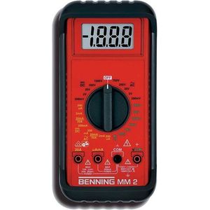 Benning 44044028 MM 2 Digitale Multmeter - 750V AC / 1000V DC