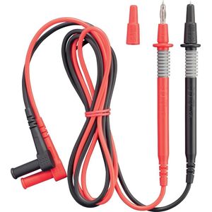 Benning Veiligheidsmeetkabel met 4 mm meetpunt 044145 rood/zwart