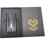 Myon - Mimet - Sigarenaansteker - Zwart - Drie Jet Vlammen