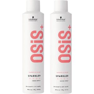 Schwarzkopf OSiS+ Sparkler - Shine Spray - voordeelverpakking - 2 x 300ml