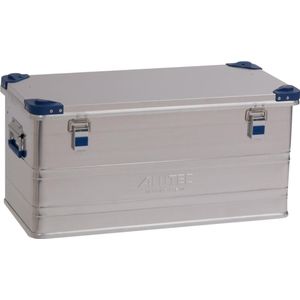 ALUTEC INDUSTRY 92 aluminium koffer (inhoud 92 liter, binnenafmeting 750 X 350 X 350 mm, stof- en spatwaterdicht, gereedschapskoffer, opbergkoffer, gewicht 5,82 kg) 13092