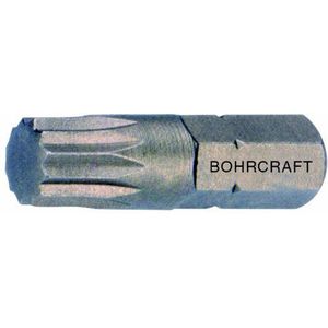 Bohrcraft Schroevendraaierbits 1/4 inch voor Phillips-schroeven, PH 1 x 25 mm in SB-pack, 10 stuks, 61201110125