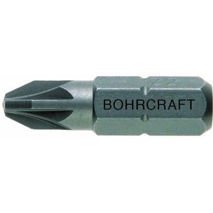 Bohrcraft Schroevendraaierbits 1/4 inch voor Pozidriv-schroeven, PZ 2 x 100 mm losse/fabrieksverpakking, 1 stuk, 61301500210